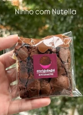 Brownie Ninho com Nutella